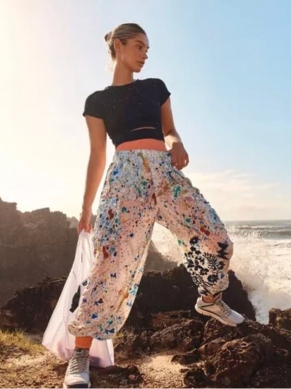 EUC Free People Movement Color Burst Hike Pants Small